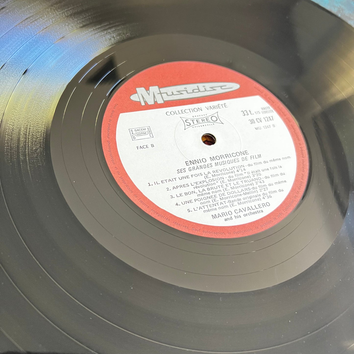 Ennio Morricone - Ses Grandes Musiques De Film Vol. 1 - LP 1972
