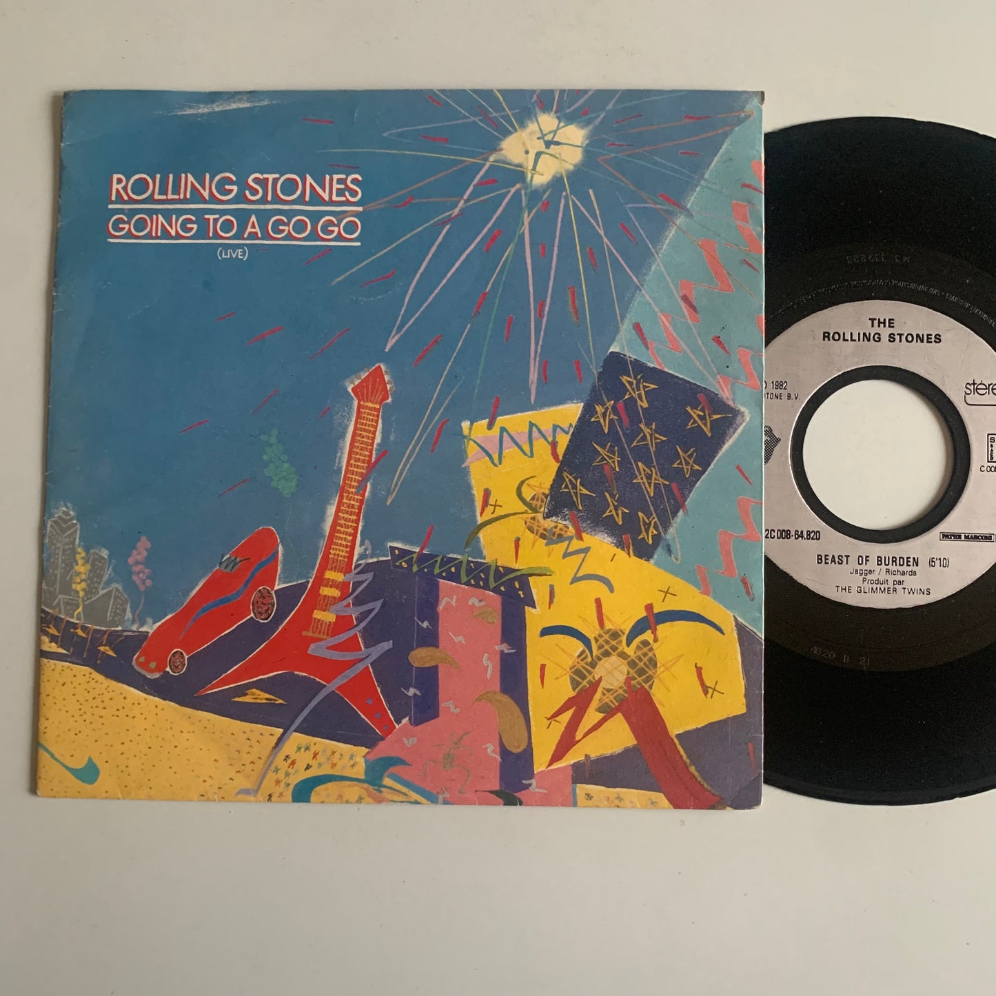 Rolling Stones - Going To A Go Go (Live) - Single 1982 Occasion