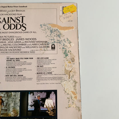 Various - Against All Odds Music From The Original Motion Picture Soundtrack - LP 1984 Occasion