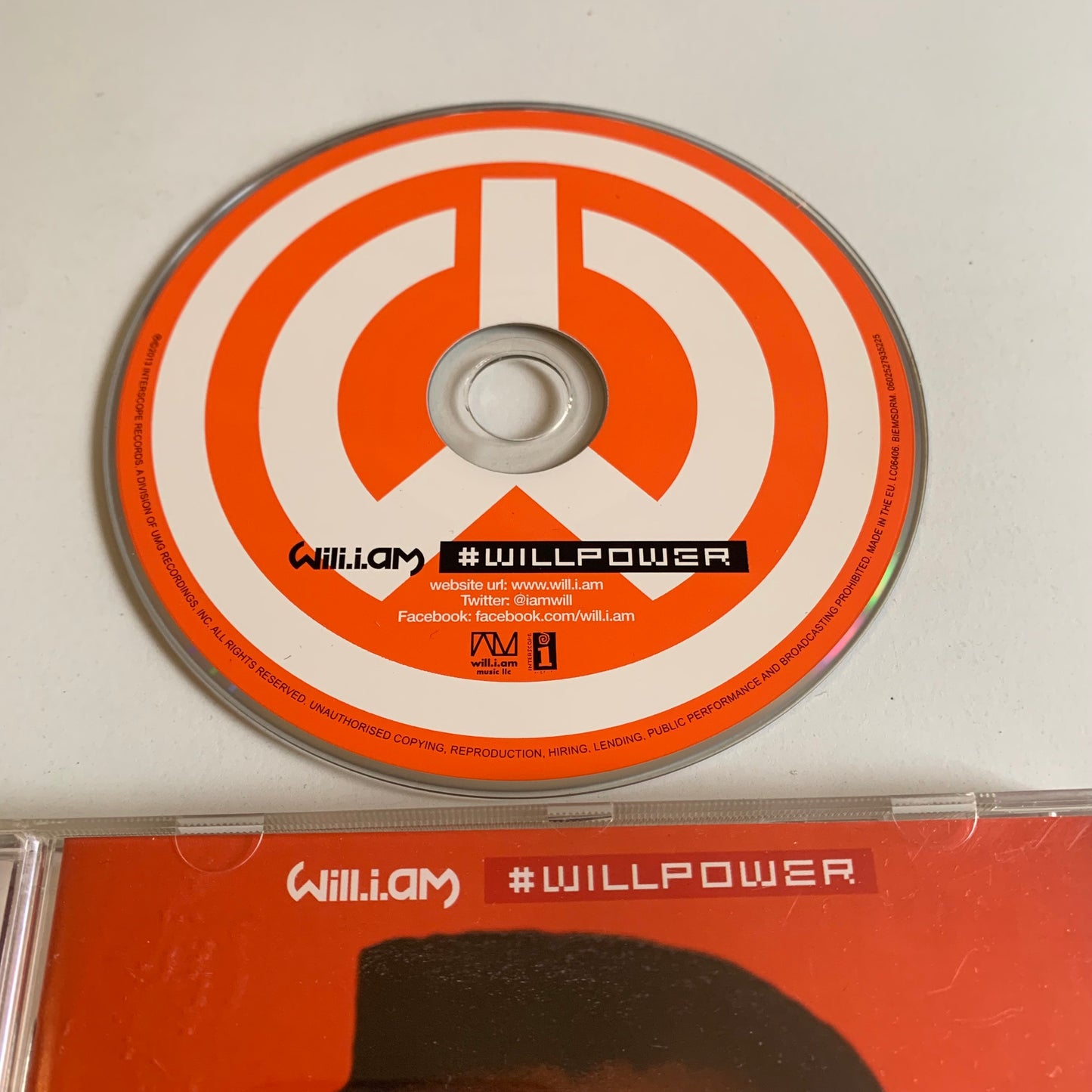 CD - Will.i.am - #willpower - 2013 Occasion