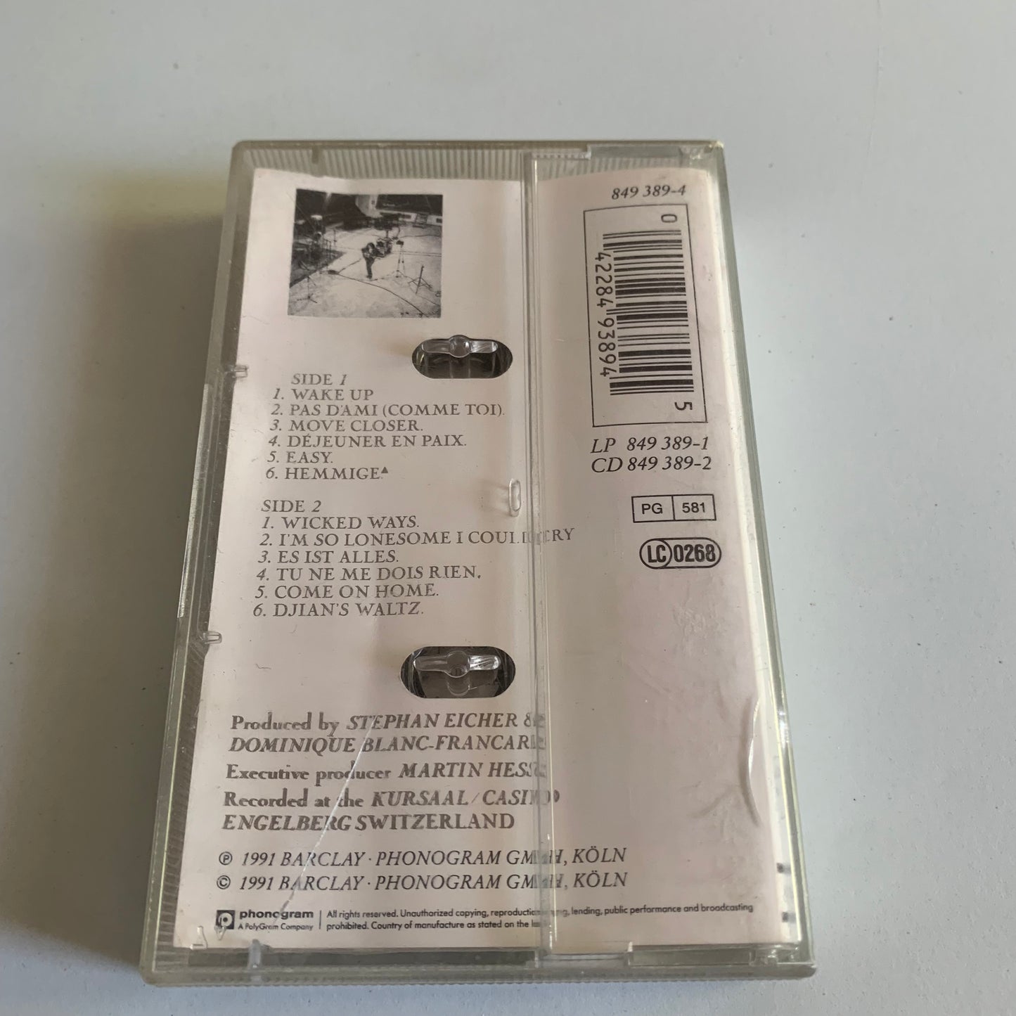 Stephan Eicher - Engelberg - 1991 Occasion