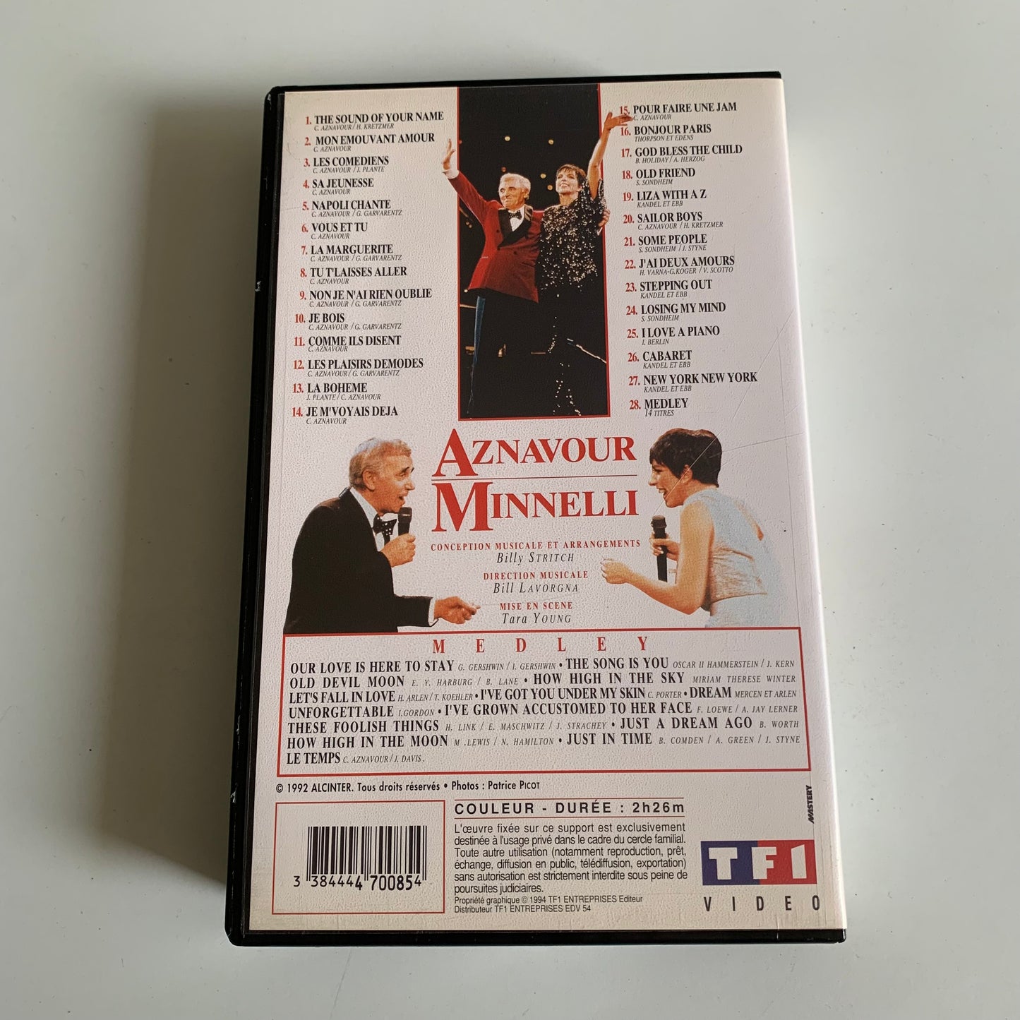 Aznavour Minnelli - Palais des Congrès de Paris - 1992 VHS