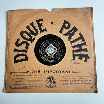 Disque Pathé - La Cloche Du Rhin / Faust - 25cm