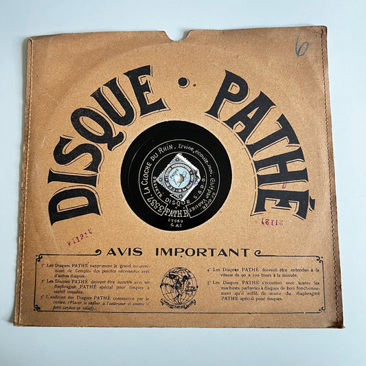 Disque Pathé - La Cloche Du Rhin / Faust - 25cm