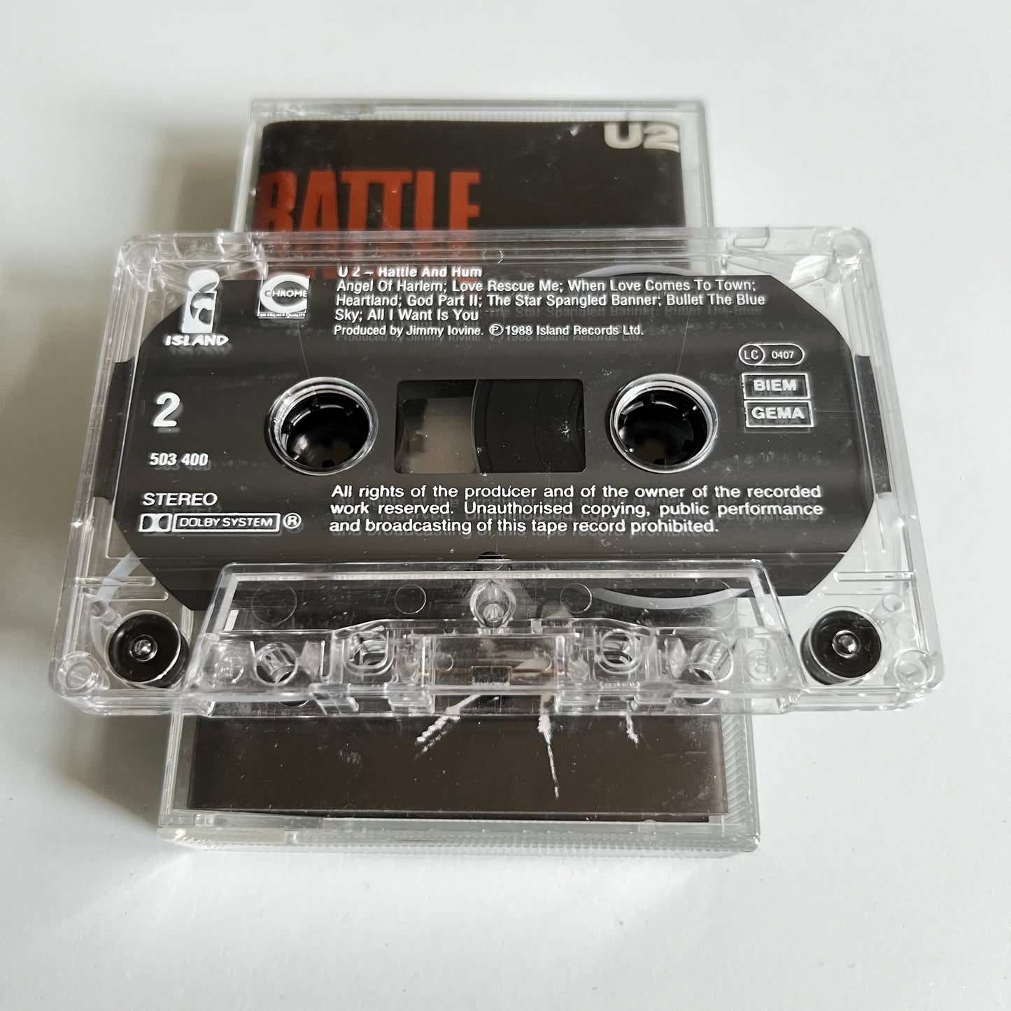 U2 - Rattle And Hum - 1990