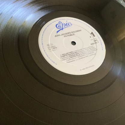 Jean Jacques Goldman - En Public - Double LP 1986 Occasion