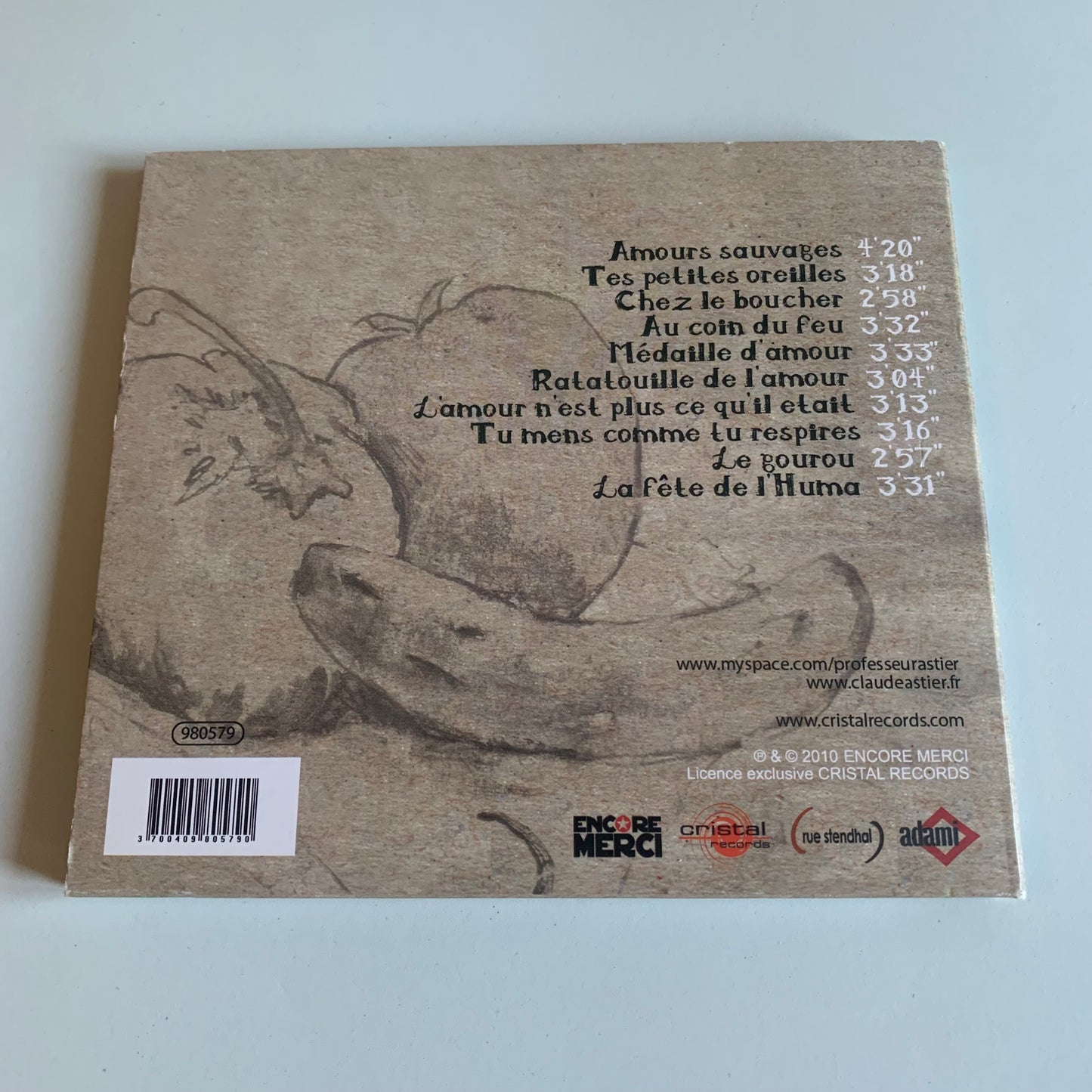 CD - Astier - Mac'Avoy - Délires Et Vicissitudes De L'Amour - 2010