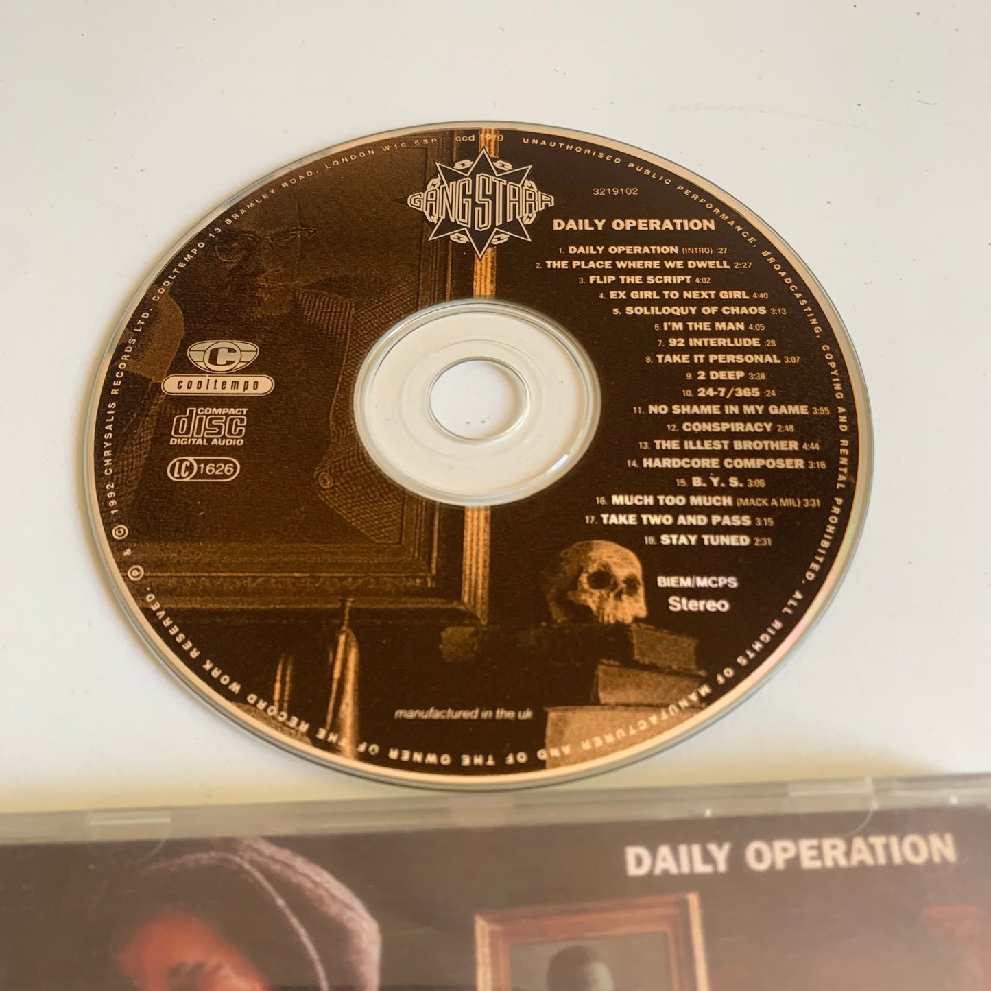 Gang Starr - Daily Operation - 1992 Occasion