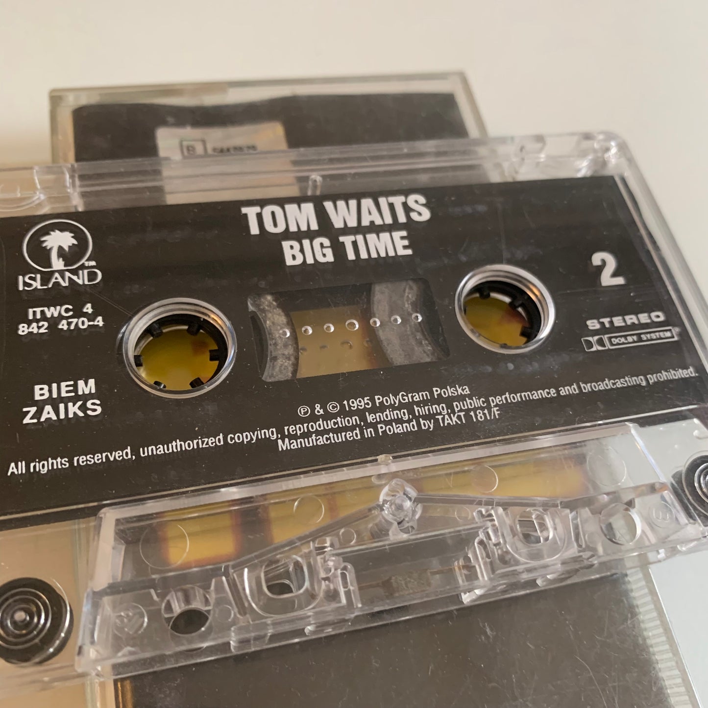 Tom Waits - Big Time - 1995 Occasion