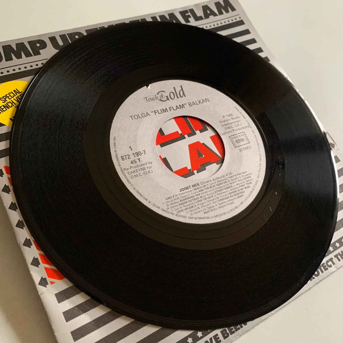 Tolga "Flim Flam" Balkan - Pump Up The Flim Flam - Single 1988 Occasion