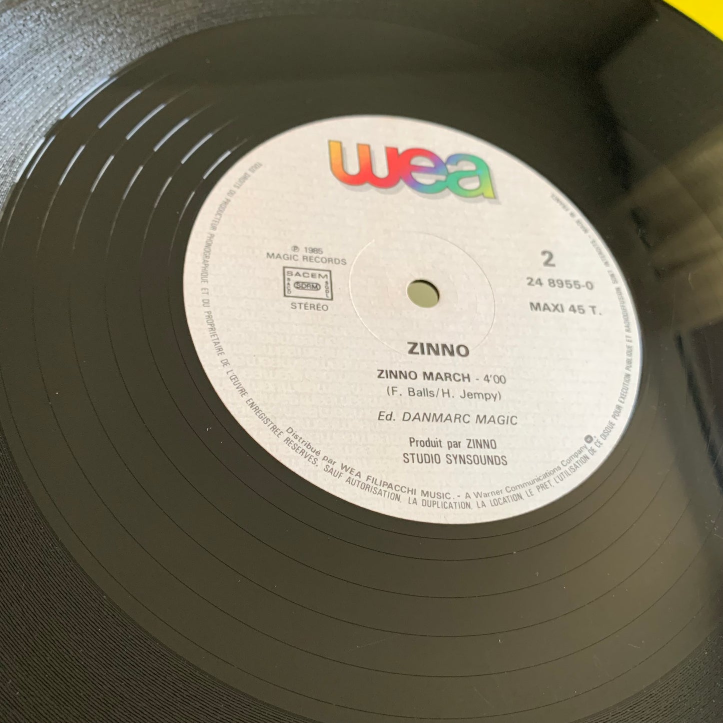 Zinno - What's Your Name? - Single 1985