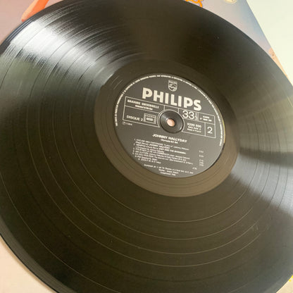Johnny Hallyday - Olympia 1962 et 1964 - Double LP 1976 Occasion
