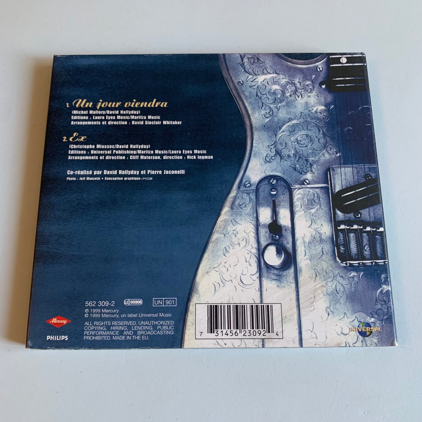 CD - Johnny Hallyday - Un Jour Viendra - Single 1999 Occasion