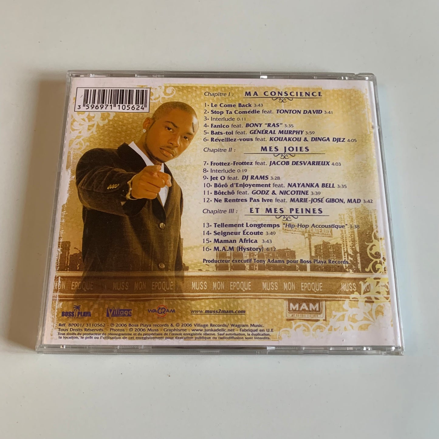 CD - Muss - Mon époque - 2006