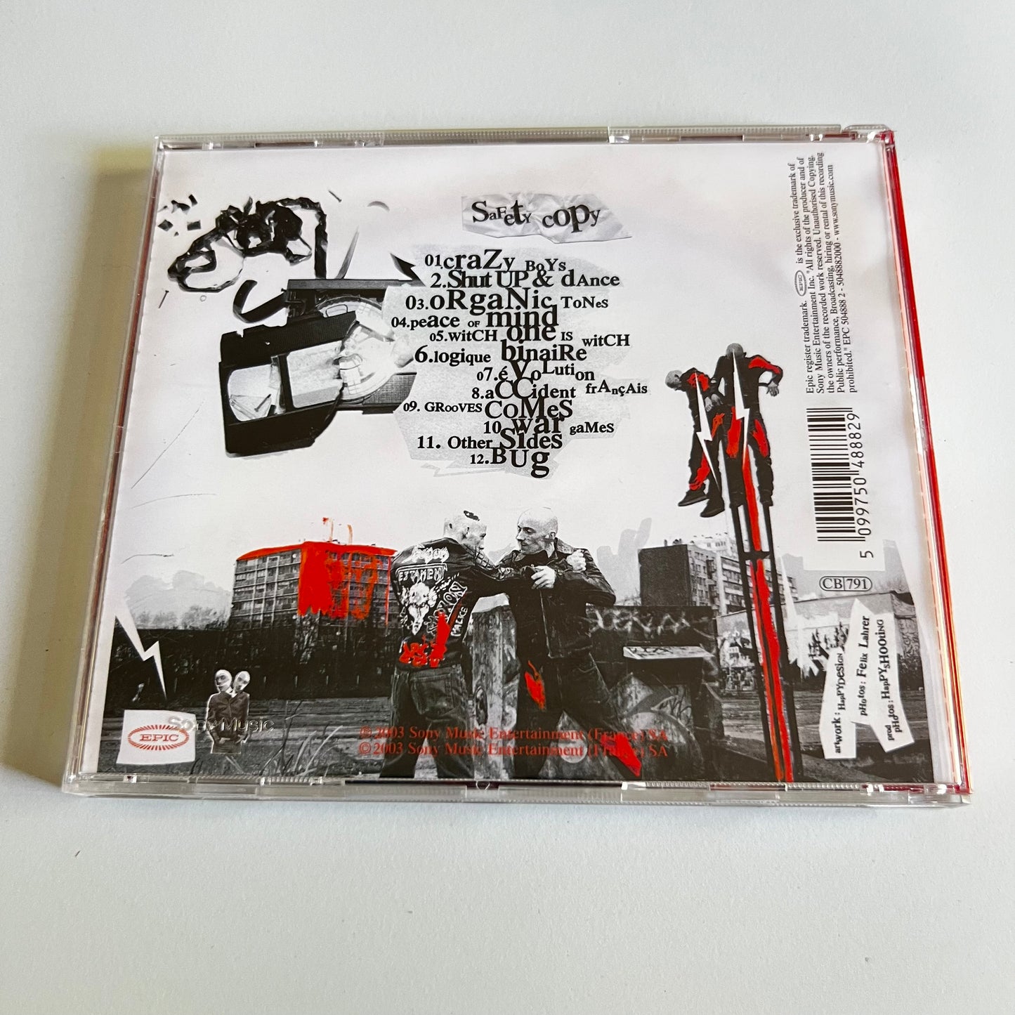 CD - The Clones - Safety Copy - 2003