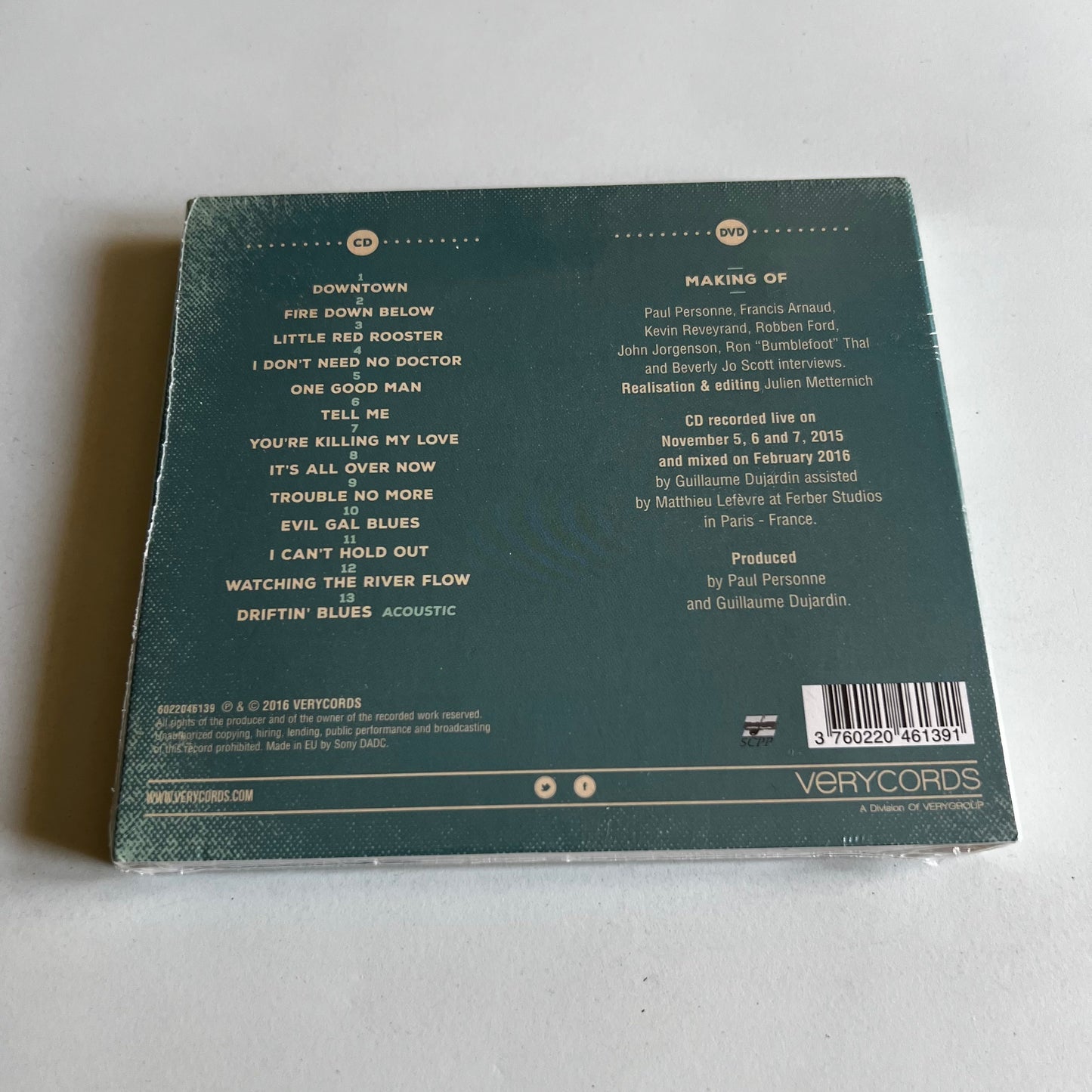 CD - Paul Personne - Lost In Paris Blues Band - 2016 Neuf sous Blister