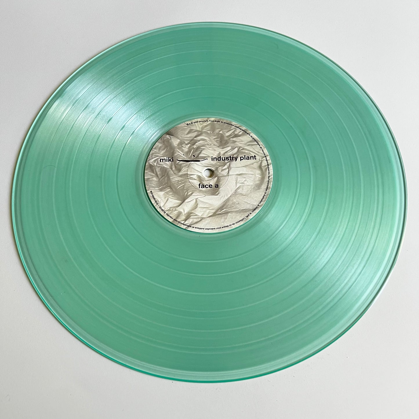 Miki - Industry Plant - LP Dédicacé Signed Bleu Blue 2025