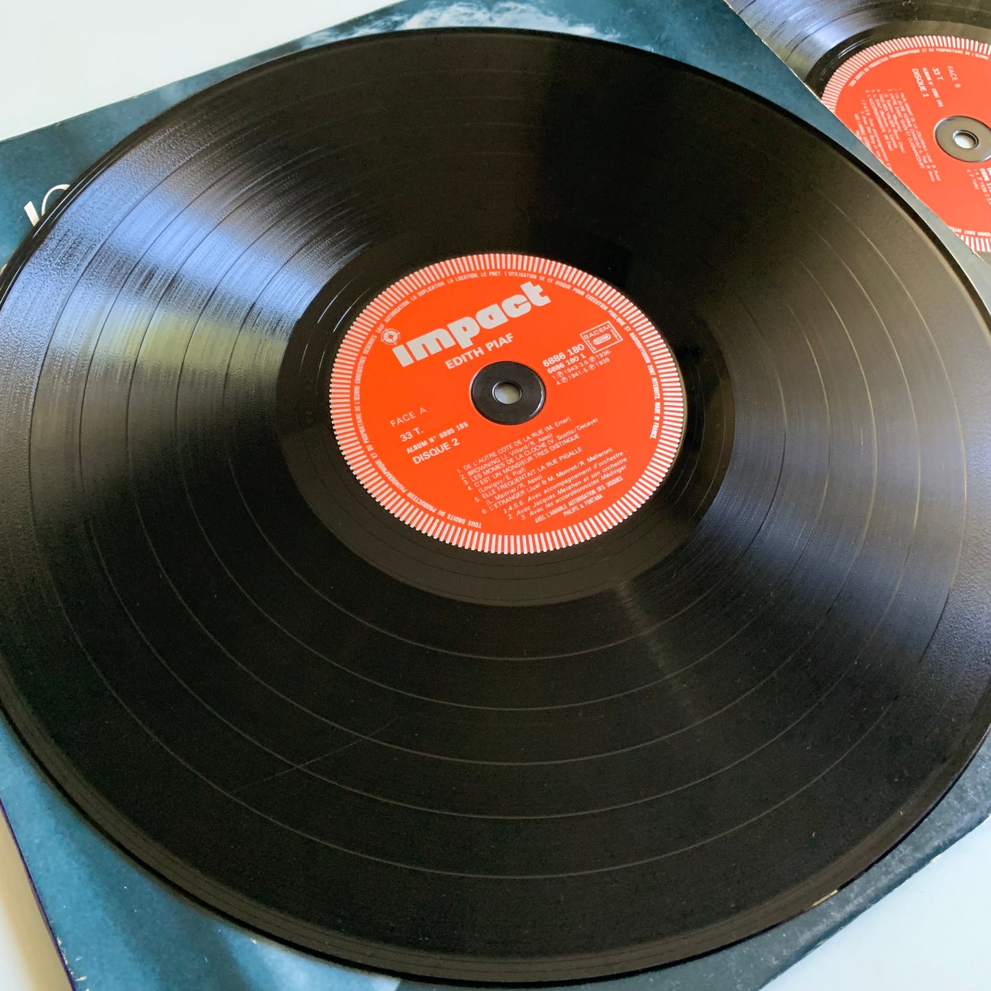 Edith Piaf - Album 2 Disques - Double Vinyle 33 tours 1979 Occasion