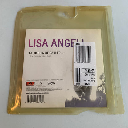 CD - Lisa Angell - J'ai Besoin De Parler - Single 2011 Neuf