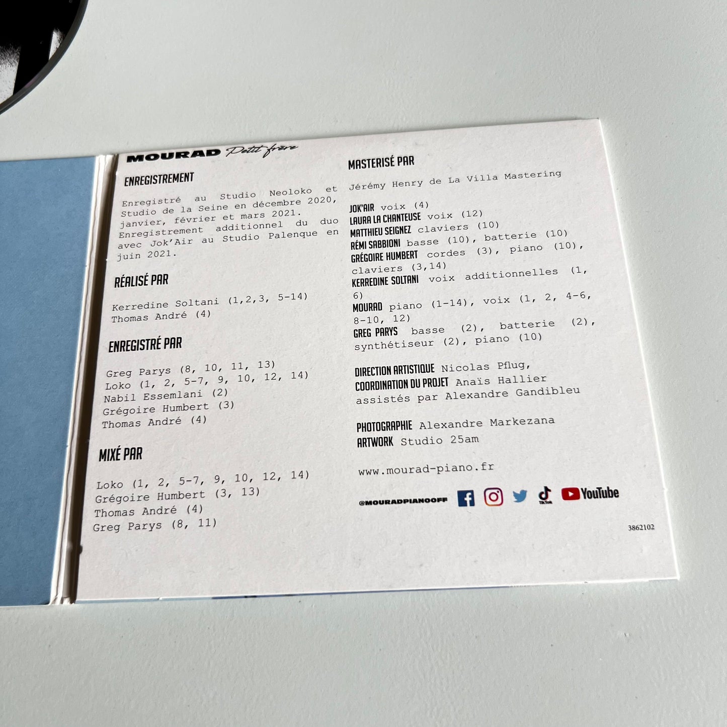 CD - Mourad - Petit Frère - 2021