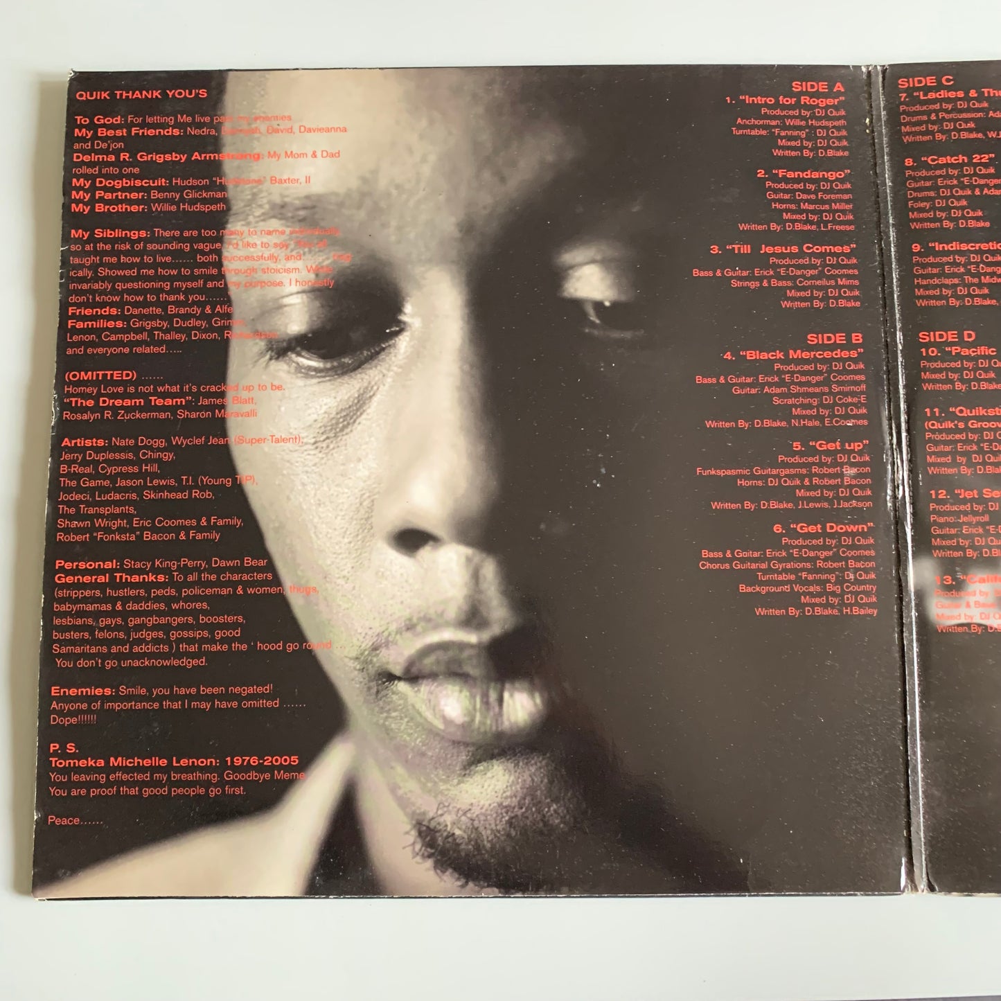 DJ Quik - Trauma Instrumentals - Double LP 2006