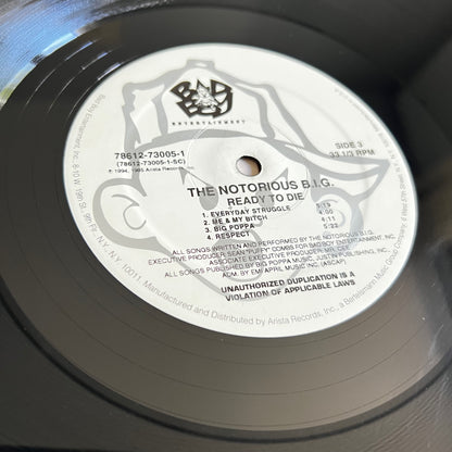 The Notorious B.I.G. - Ready To Die - OG Double LP 1995