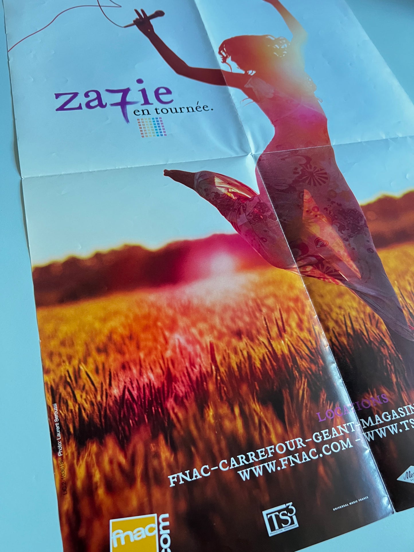 Affiche Poster Original Concert Zazie En Tournée - 60x40cm