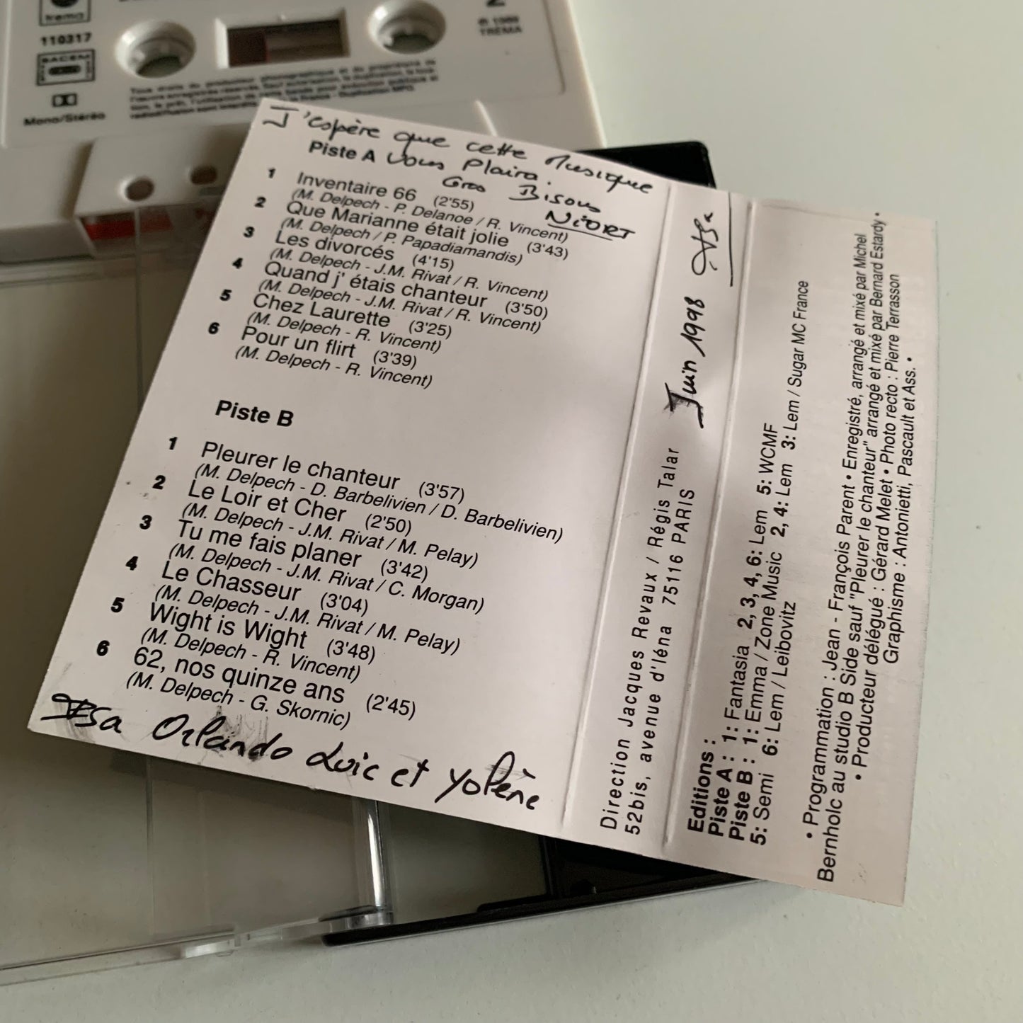 Michel Delpech - Les Grandes Chansons - 1989 Occasion