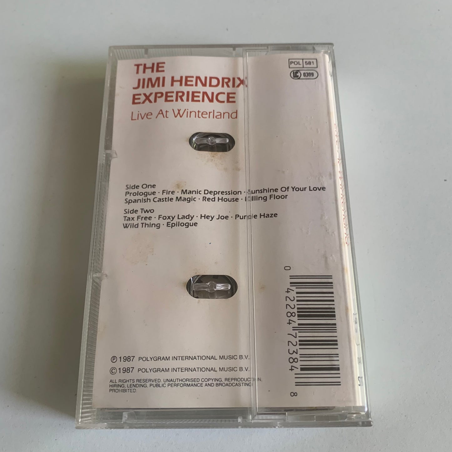 The Jimi Hendrix Experience - Live At Winterland - 1991 Occasion