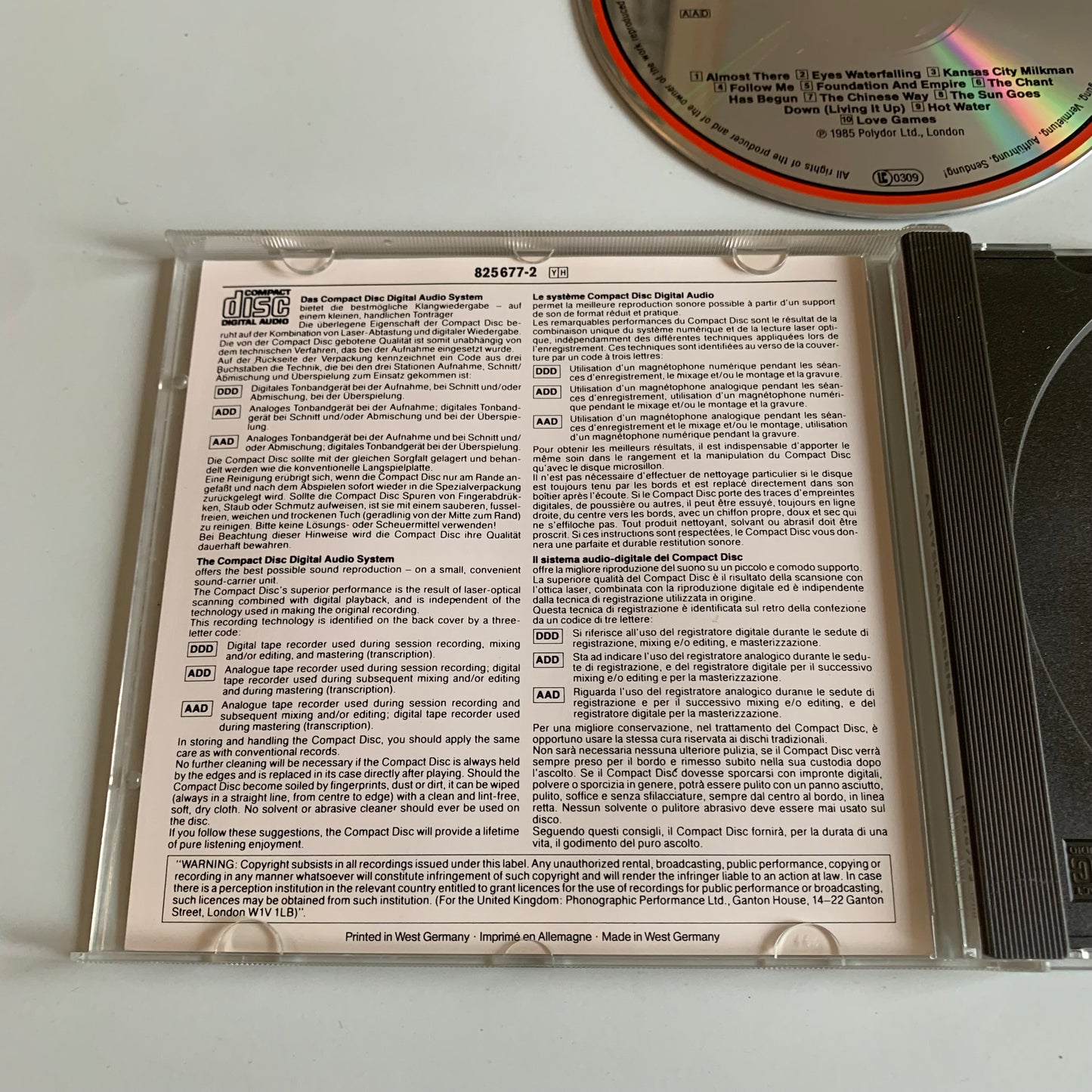 CD - Level 42 - A Physical Presence