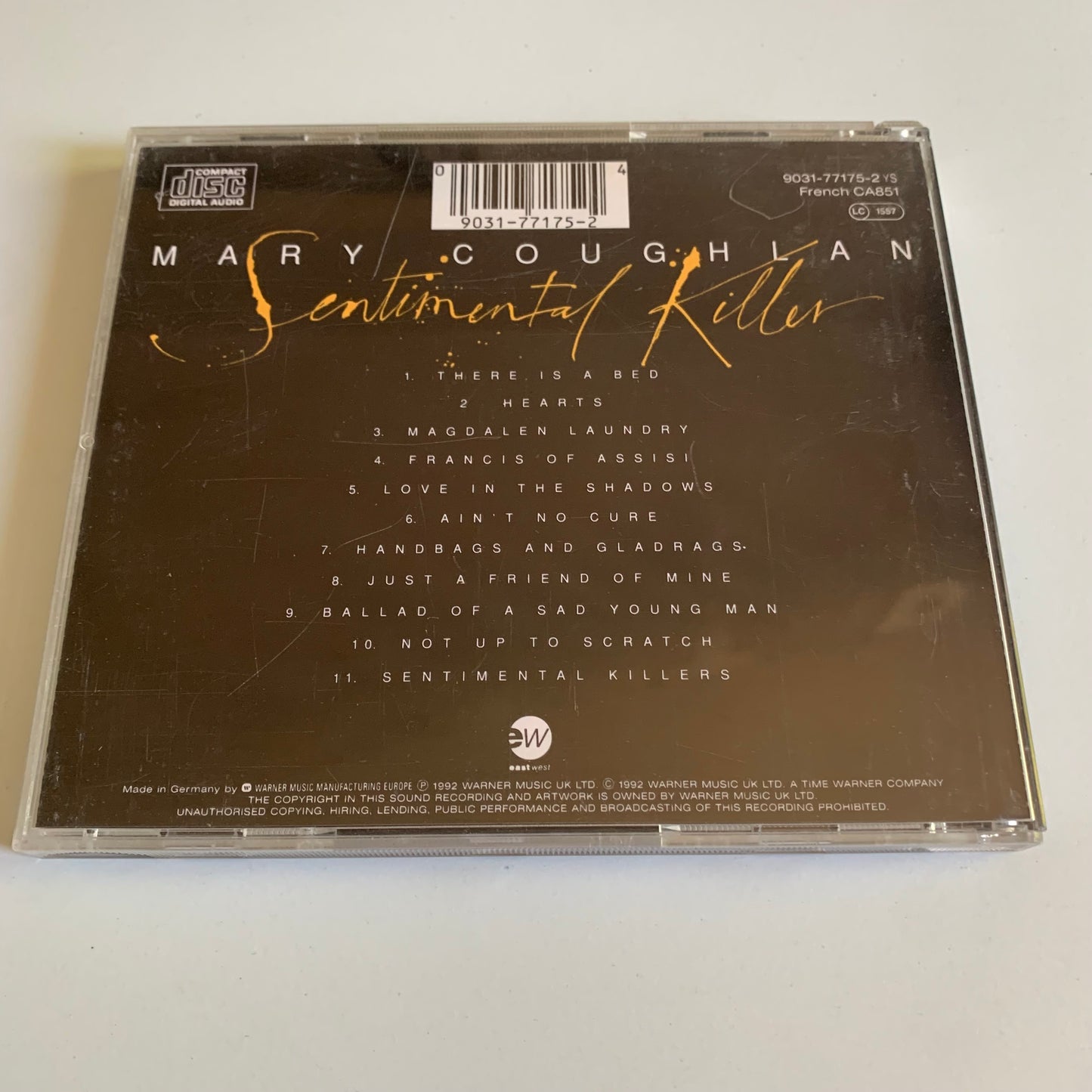 Mary Coughlan - Sentimental Killer - 1992 Occasion