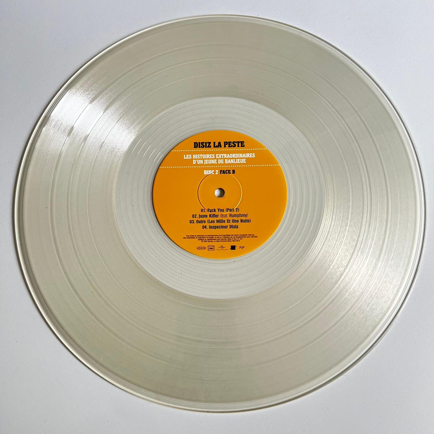 Vinyle - Disiz La Peste - Les Histoires Extraordinaires D'Un Jeune De Banlieue - Double LP 2026