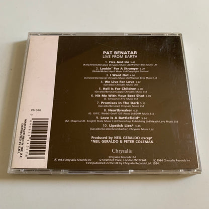 Par Benatar - Live From Earth - Occasion