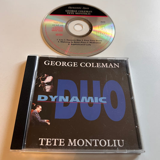 CD - George Coleman - Tete Montoliu - Dynamic Duo - 1992