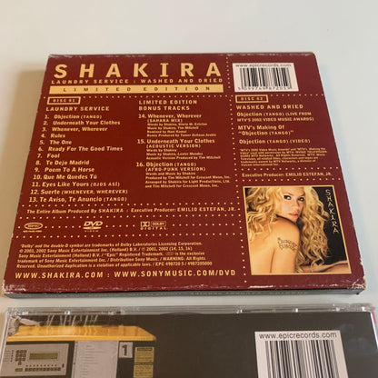 CD & DVD - Shakira - Laundry Service: Washed And Dried - 2002 Occasion