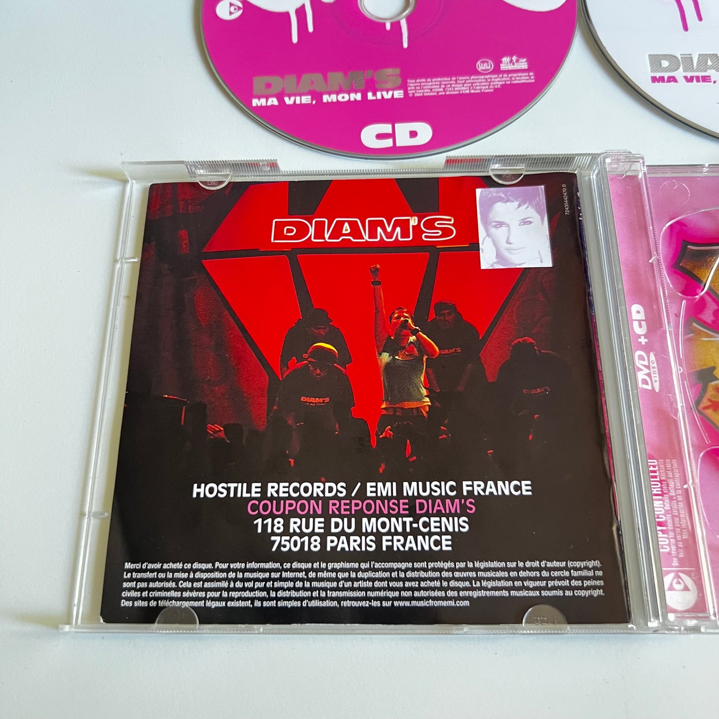 CD & DVD - Diam's - Ma Vie, Mon Live - 2004