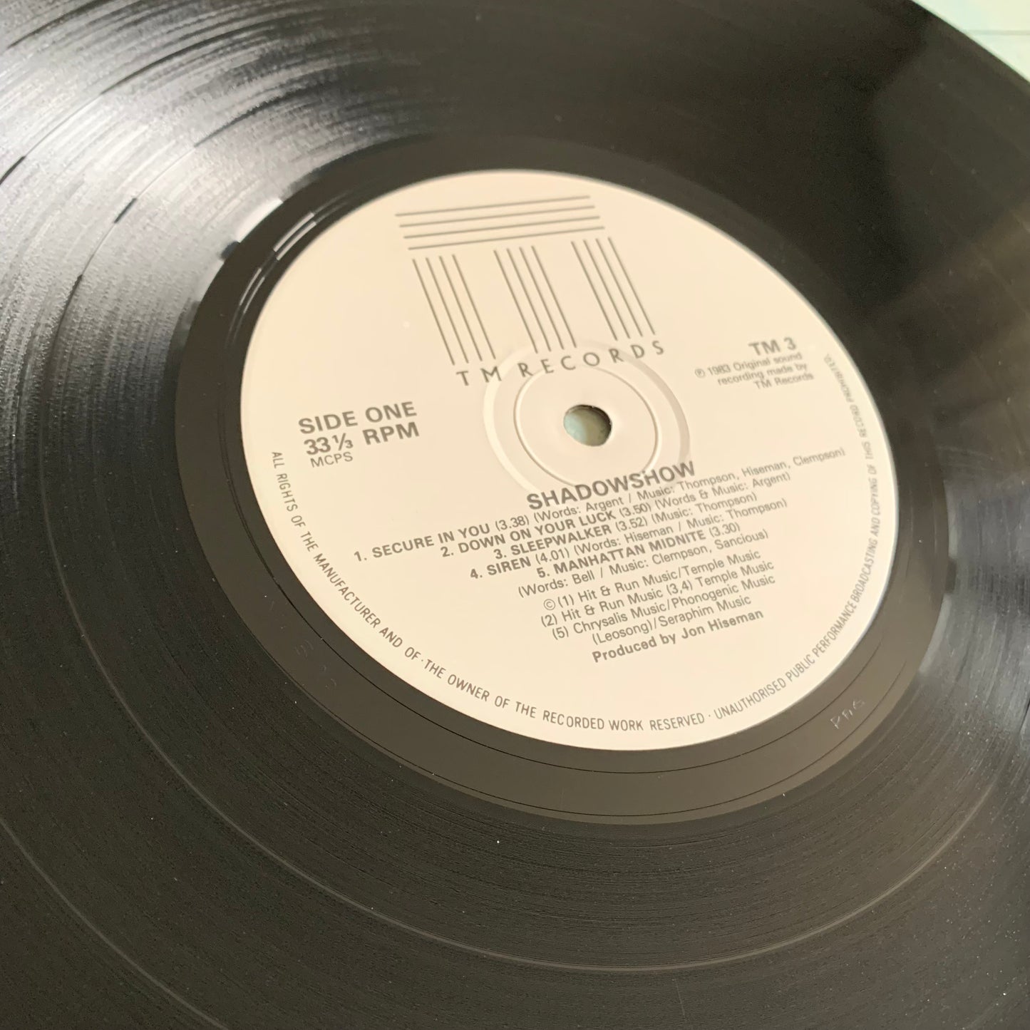 Shadowshow - Shadowshow - LP 1985