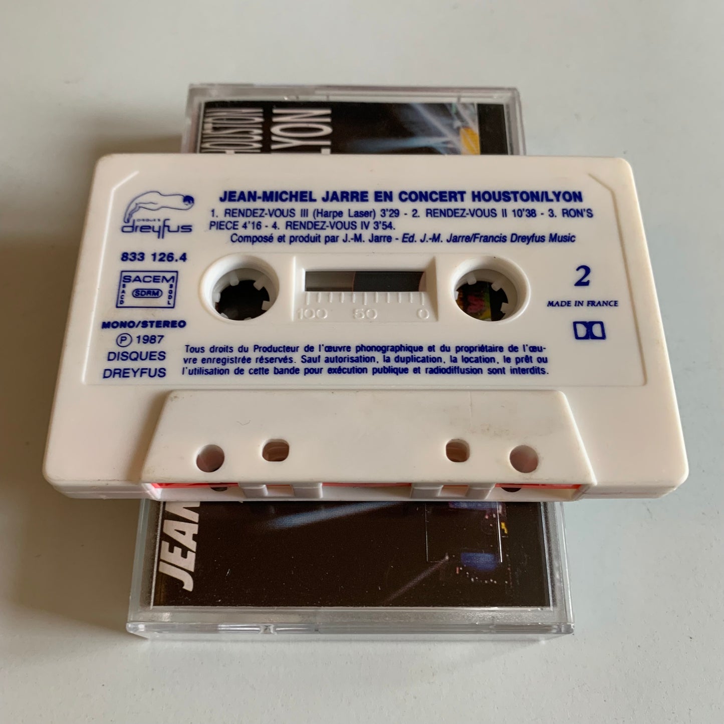 Jean Michel Jarre - Concert Houston Lyon - 1987 Occasion