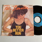 Pat Benatar - You Better Run - Single 1980 Occasion