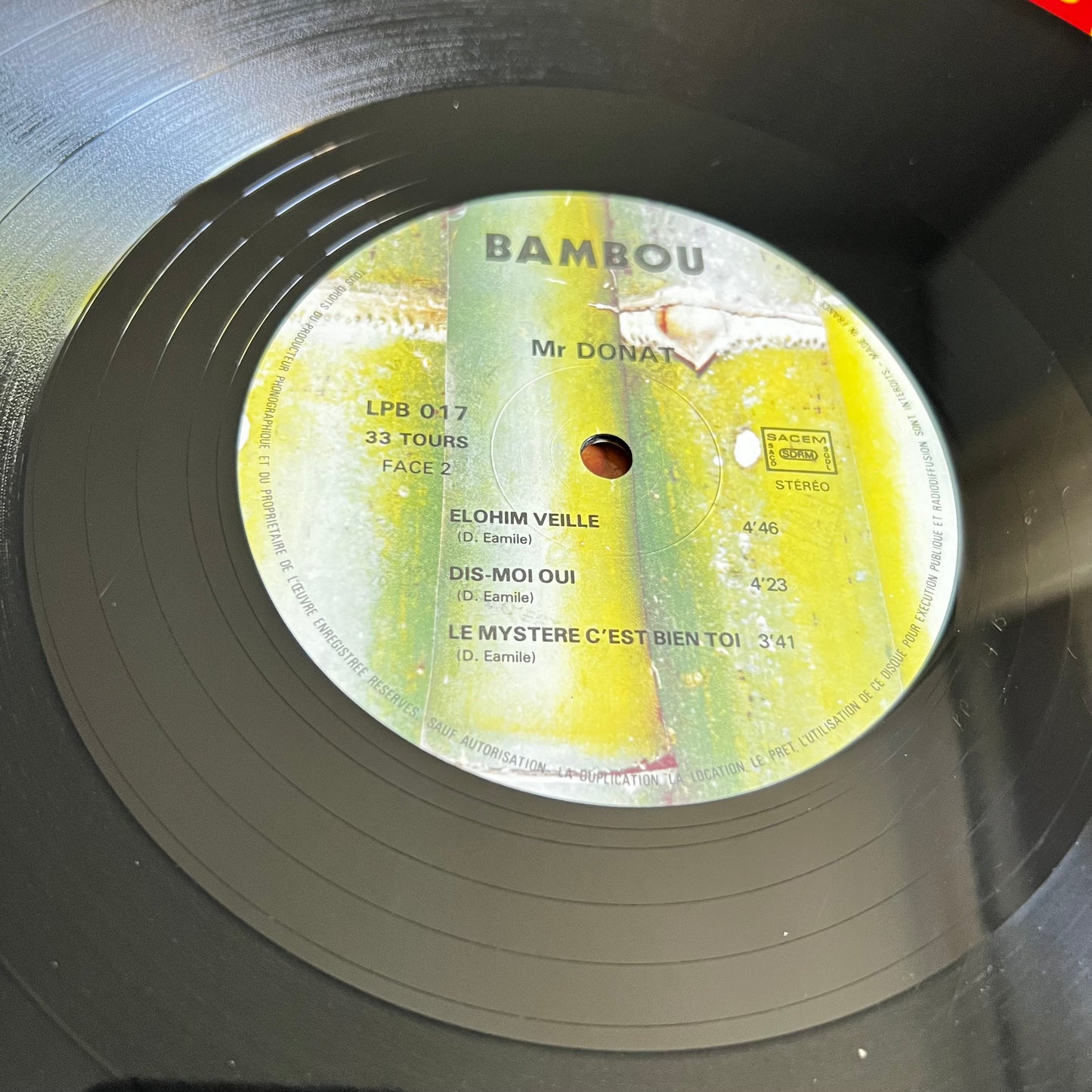 Mr Donat - Monsieur Donat - LP 1985