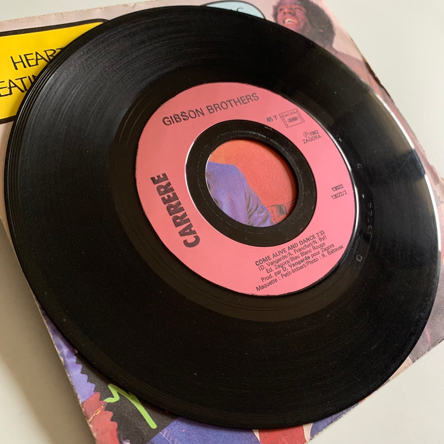 Gibson Brothers - My Heart's Beating Wild Tic Tac Tic Tac - Single 1982 Occasion