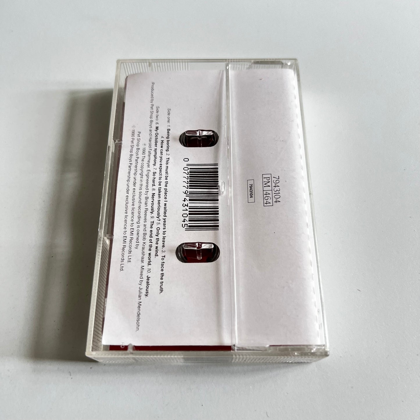Pet Shop Boys - Behaviour - 1990
