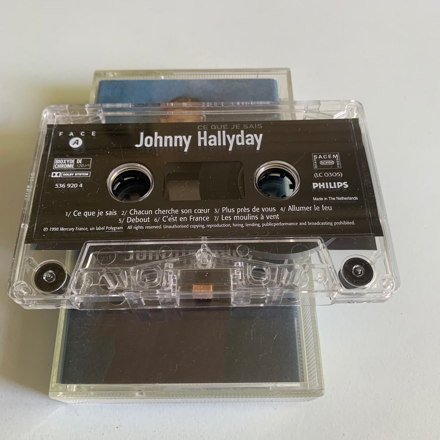 Johnny Hallyday - Ce Que Je Sais - 1998 Occasion