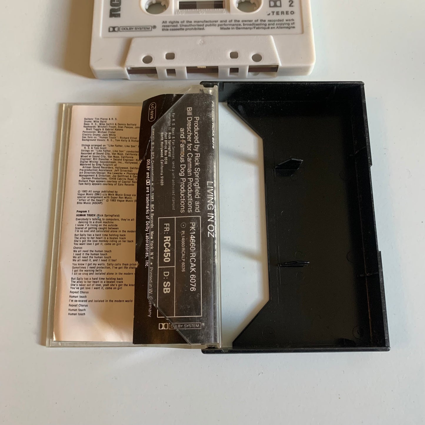 Rick Springfield - Living In Oz - 1983 Occasion