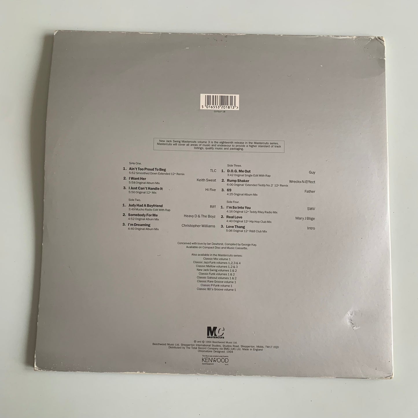 Compilation - New Jack Swing Mastercuts Volume 3 - Double LP 1994