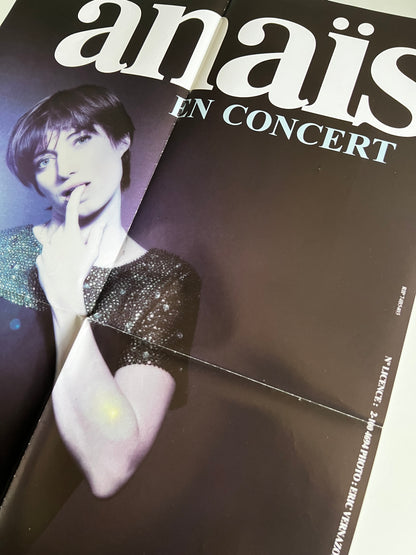 Affiche Poster Original Concert Anaïs The Love Album 2009 - 60x40cm