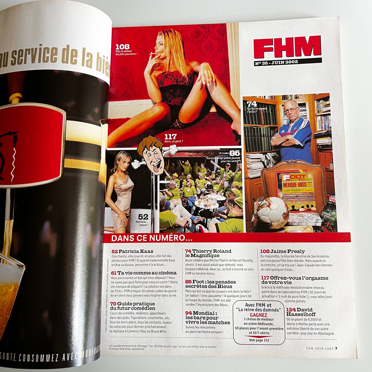 Magazine FHM - Patricia Kaas - Nº35 Juin 2002