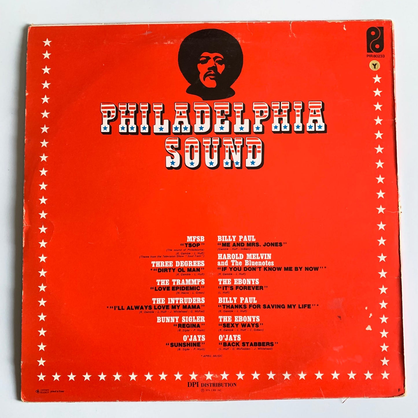 Variétés Compilation - Philadelphia Sound - LP 1974 Occasion