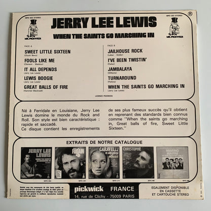 Jerry Lee Lewis - When The Saints Go Marching In (Volume 1) - LP 1974 Occasion
