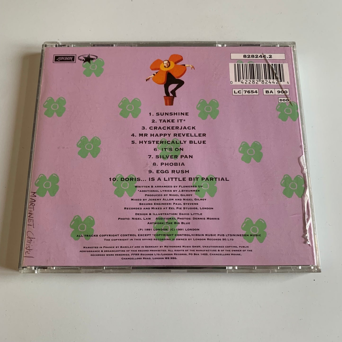 CD - Flowered Up - A Life With Brian - 1991